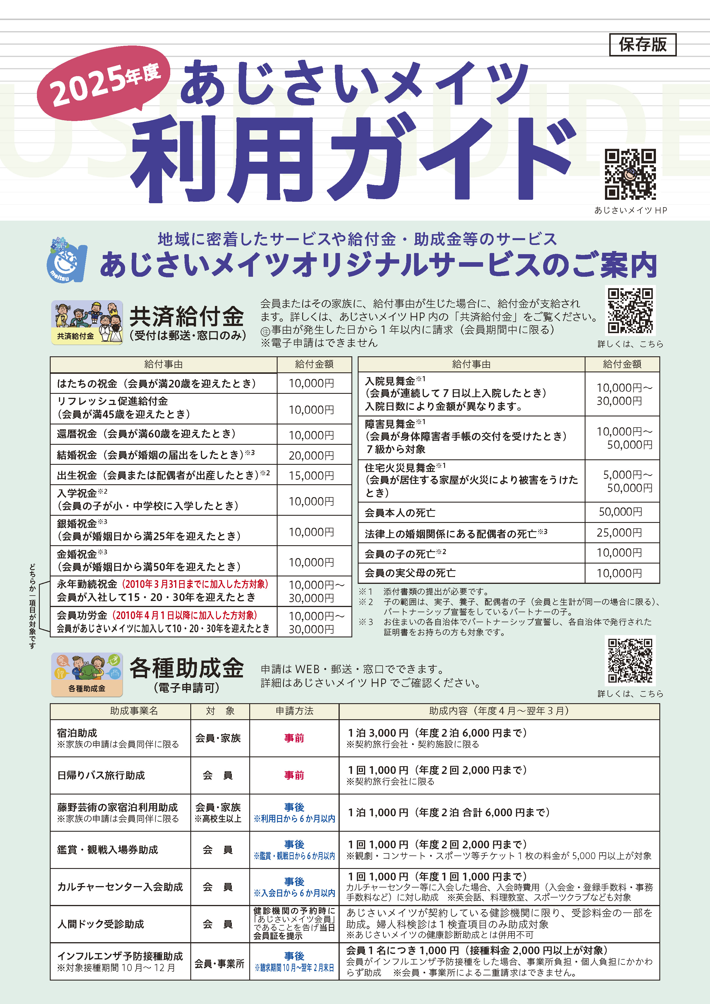 2025年度 利用ガイド(PDFをご覧ください） | （公財）相模原